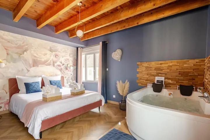 Rose & Blue Spa Proche Chalon S/Saone Et Beaune Saint-Martin-en-Bresse Luaran gambar